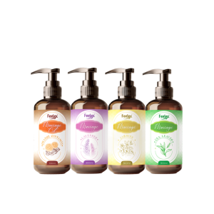 Dầu massage body Feelex nhiều mùi hương – 300ml